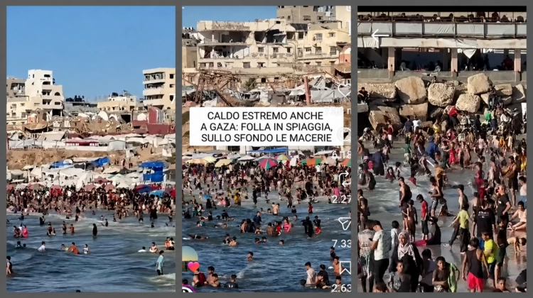 La spiaggia di Gaza ai tempi del genocidio