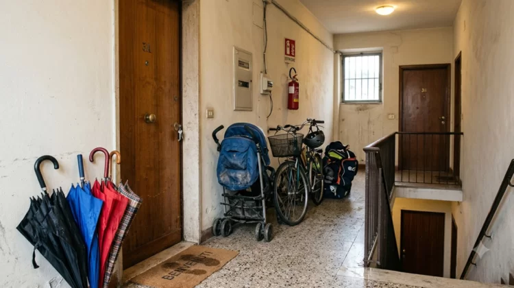 Condominio: cosa fare se il vicino “occupa” il pianerottolo