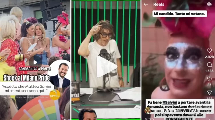 Salvini e i pomp*ini, Cruciani attacca il performer: “Ti sei cac*to sotto!”