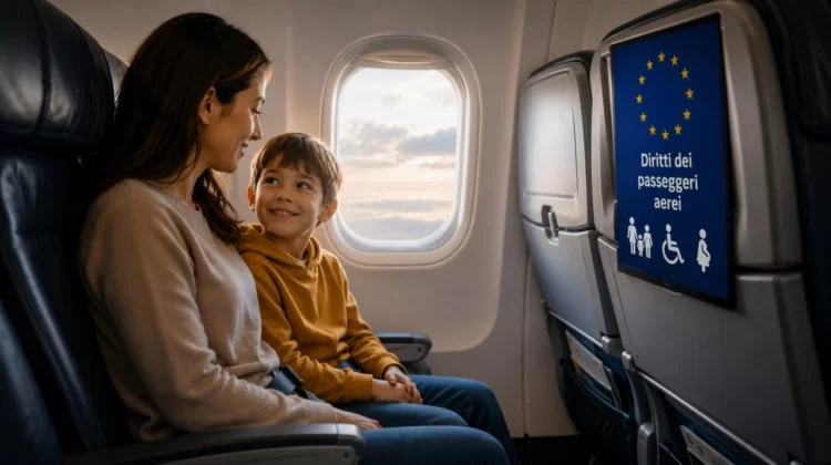 L’Ue: “Posto in aereo vicino figli? Sarà gratis”. Cosa cambia (ma c’è un problema)