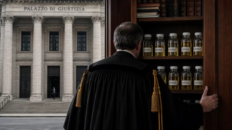 Il giudice che faceva pipì nelle bottiglie (e le stipava in ufficio)