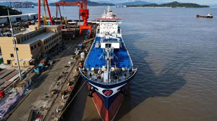 Una nave tanker ad alta tecnologia nella italianissima flotta Brullo