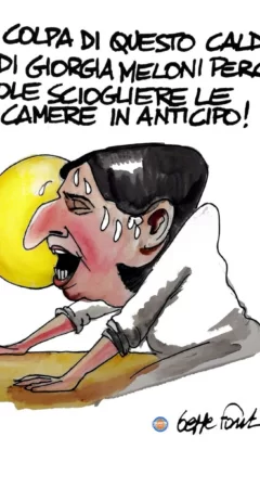 Sedute Satiriche di Beppe Fantin - Vignetta del 02/07/2026