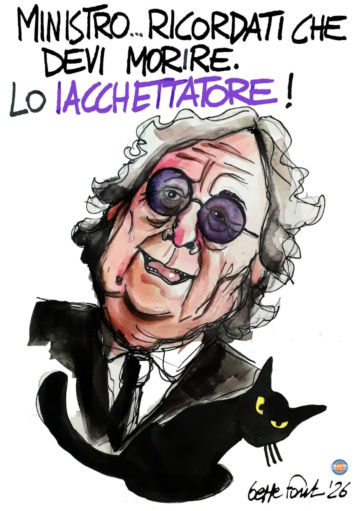 Sedute Satiriche di Beppe Fantin - Vignetta del 23/07/2026