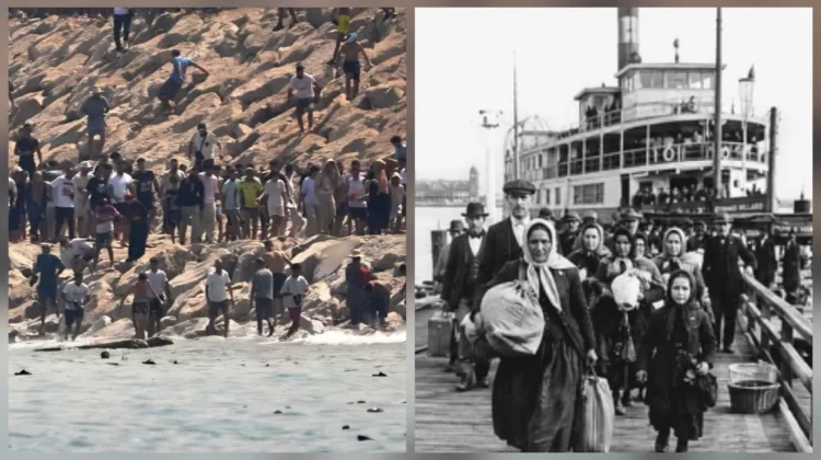 Tutta la differenza tra Ceuta e l’emigrazione italiana negli Usa