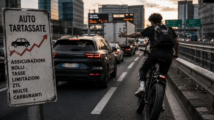 Auto tartassate, bici elettriche impunite