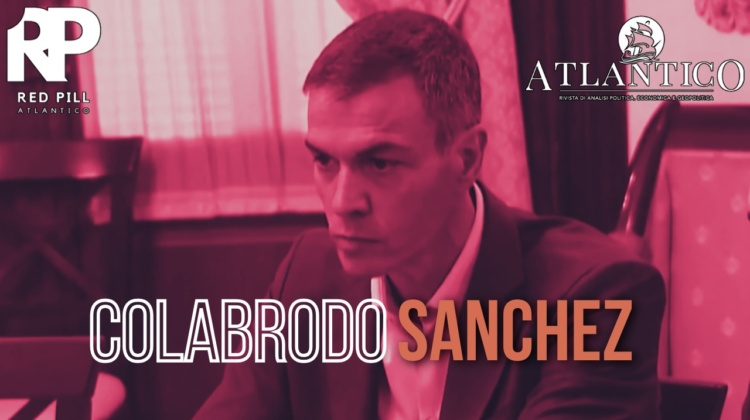 Colabrodo Sanchez, modello Milei. Stasera Red Pill episodio 90