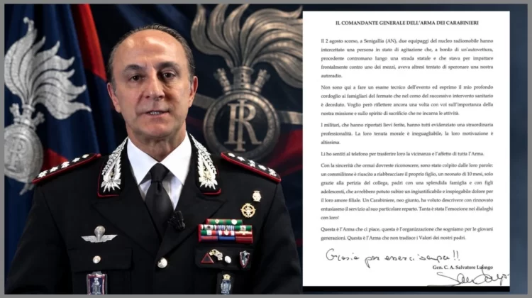 Viva il generale Luongo che difende i suoi carabinieri, finiti sotto accusa