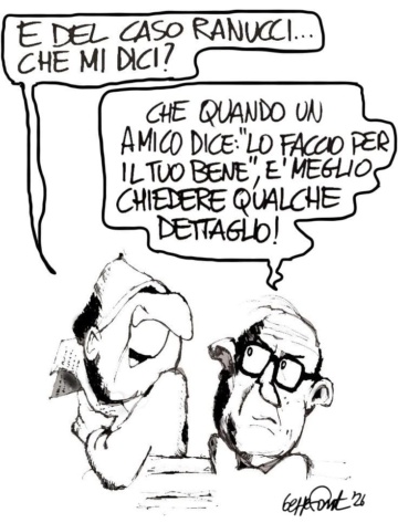 Sedute Satiriche di Beppe Fantin - Vignetta del 13/08/2026