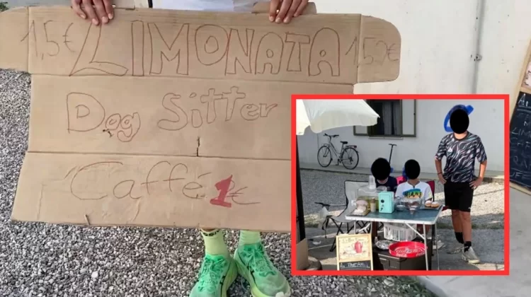Siamo un Paese morto: tre ragazzini vendono limonata per comprare il Ciao e vengono denunciati