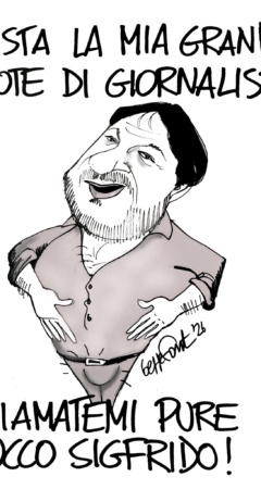 Sedute Satiriche di Beppe Fantin - Vignetta del 17/08/2026