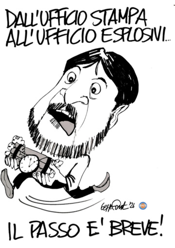 Sedute Satiriche di Beppe Fantin - Vignetta del 26/08/2026