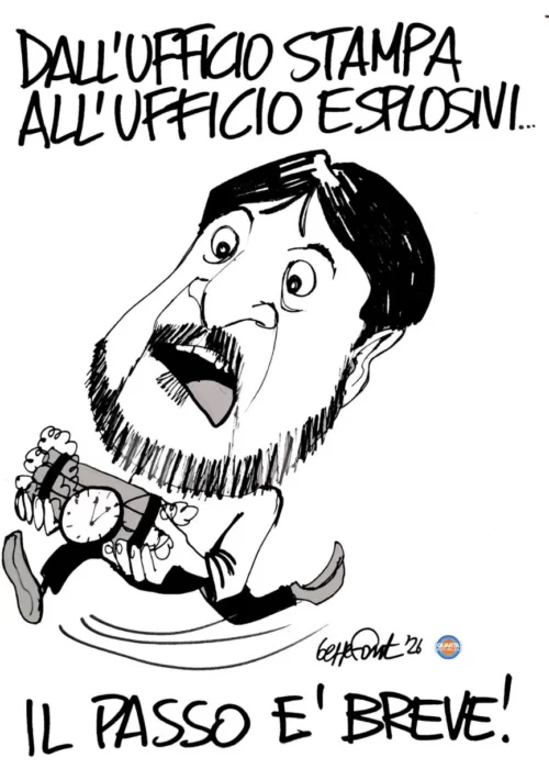 Ranucci, inchiesta esplosiva - Vignetta del 26/08/2026 - Sedute Satiriche di Beppe Fantin