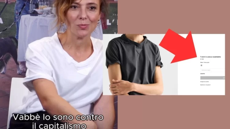 “Sono contro il capitalismo”. Disse la radical star con la t-shirt di Prada