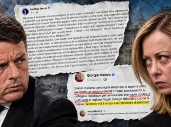 Matteo Renzi e Giorgia Meloni