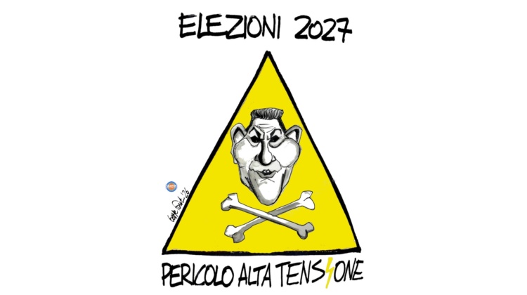 Centrodestra ad alta tensione - Vignetta del 13/09/2026