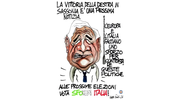 La destra che imbarazza - Vignetta del 08/09/2026