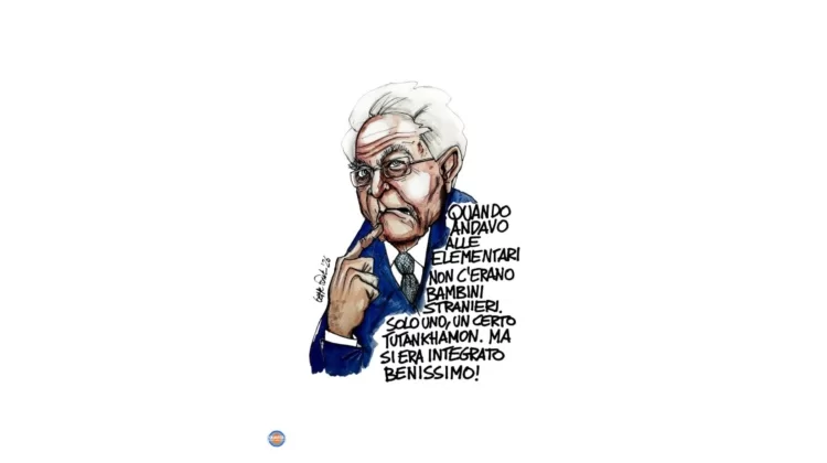Mattarella, ricordi dalle elementari - Vignetta del 24/09/2026