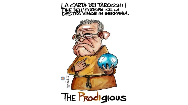 Prodi, l’indovino d’Europa - Vignetta del 26/09/2026