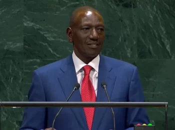 Ruto Kenya Onu (screenshot UN)