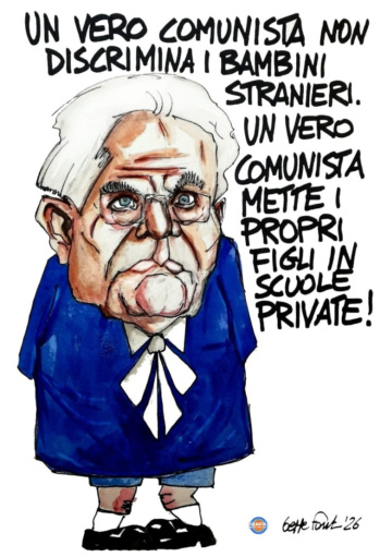 Sedute Satiriche di Beppe Fantin - Vignetta del 23/09/2026
