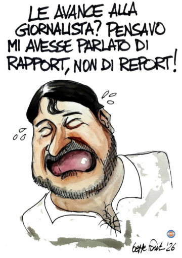 Sedute Satiriche di Beppe Fantin - Vignetta del 11/09/2026