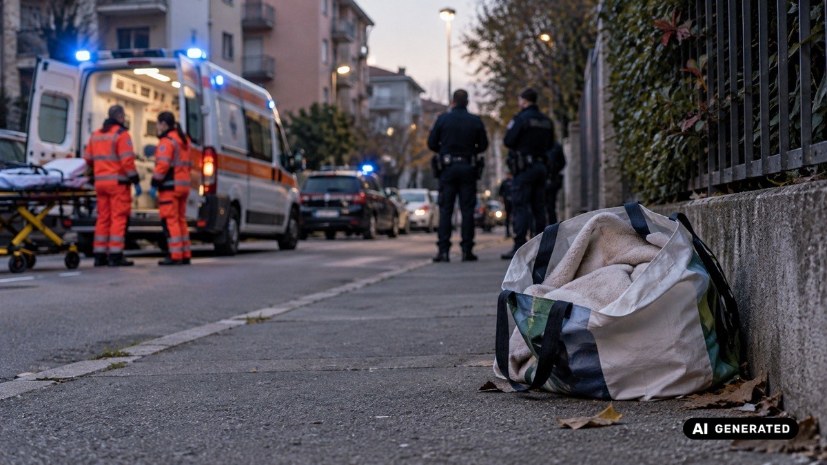 Borsa abbandonata neonato cinisello