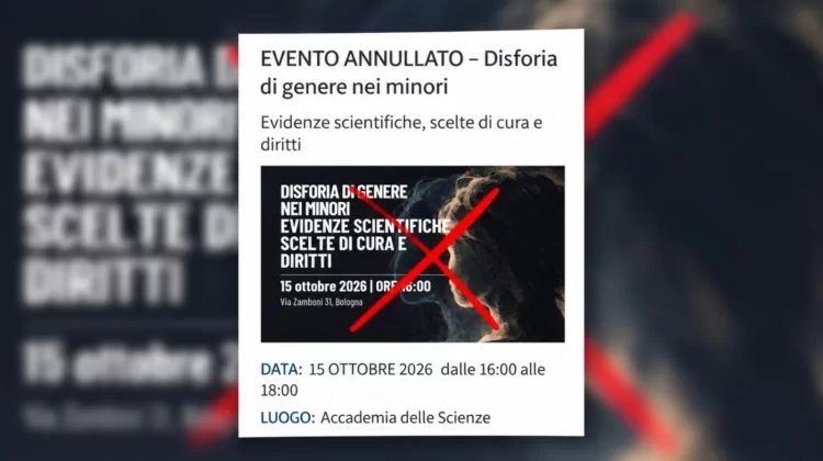 La vergogna di Bologna: fai domande sui bimbi trans? Ti cancellano il convegno
