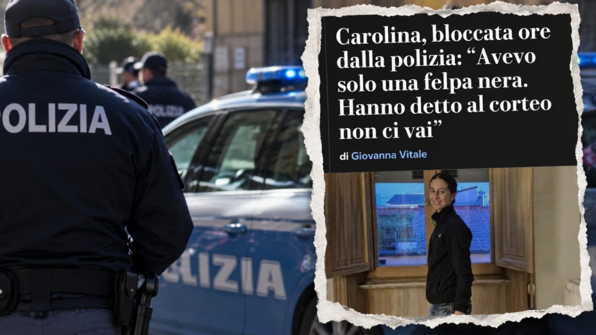 Fermo ragazza felpa Nera strappo