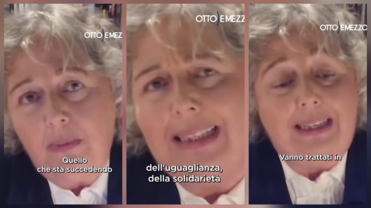 Quelli devastano, l’ospite di Gruber esulta: “Quello che vedo mi dà gioia”