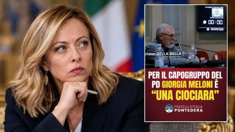 Che figuraccia il consigliere Pd: insulta Meloni con “Ciociara”. Ma esserlo è un orgoglio