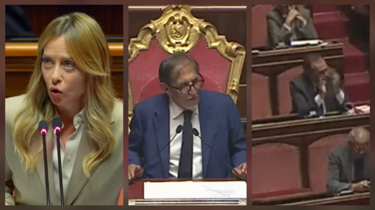 Sorpresa in Aula: parla Meloni, un pezzo del Pd applaude