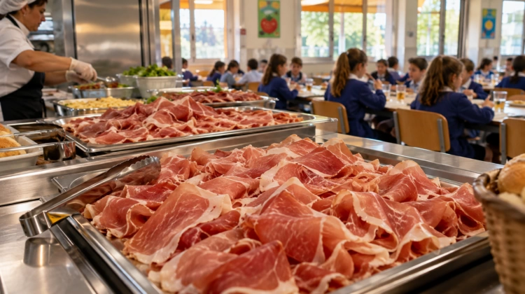 Inchinati ad Allah: a mensa il prosciutto solo su richiesta, arrivano pollo al curry e cous cous