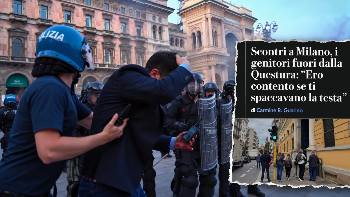 Milano strappo genitori