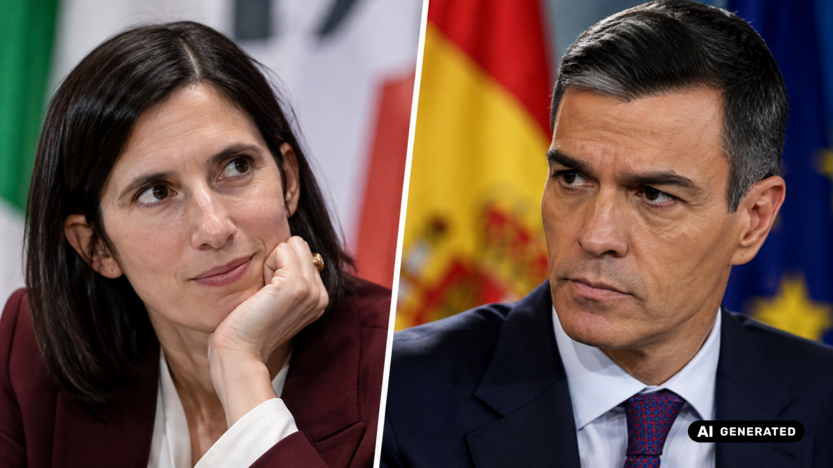 Pedro Sanchez e Elly Schlein