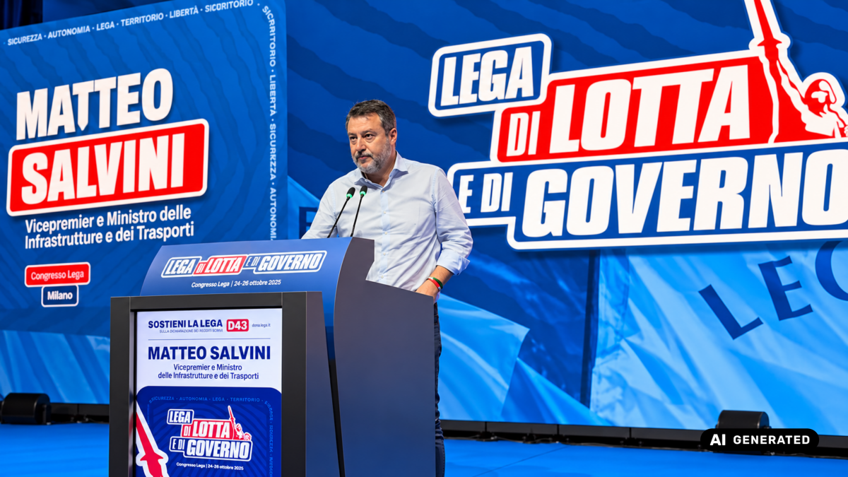 Salvini, Congresso Lega
