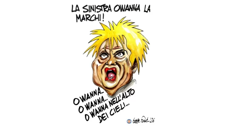 La sinistra incorona Wanna Marchi - Vignetta del 06/10/2026