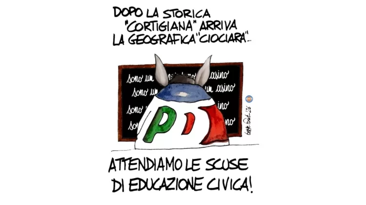 PD, ripetizioni di educazione civica - Vignetta del 15/10/2026