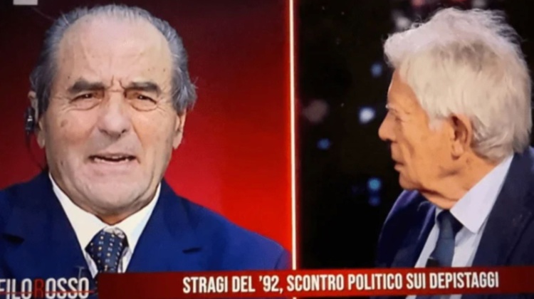 L’ex ministro bestemmia in diretta Rai. E a Filorosso cala il gelo