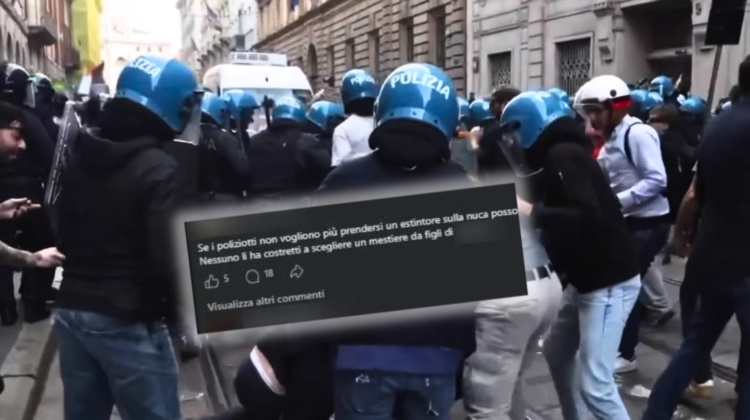 “Poliziotti? Se non vogliono l’estintore sulla nuca, cambino lavoro”. Signori, questo fa il dottorato