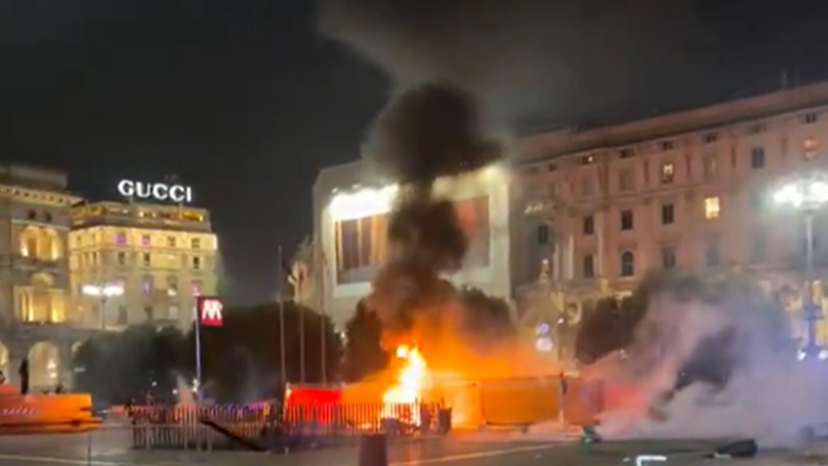 devastazioni a Milano