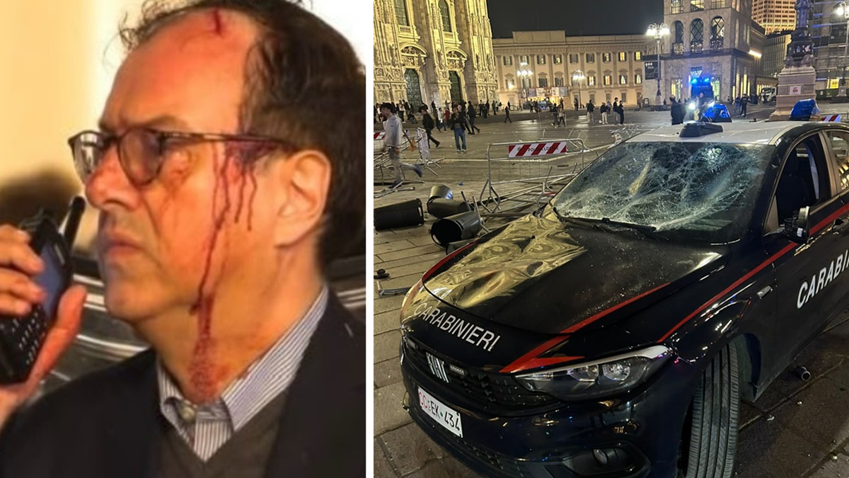 Milano, l'agente ferito