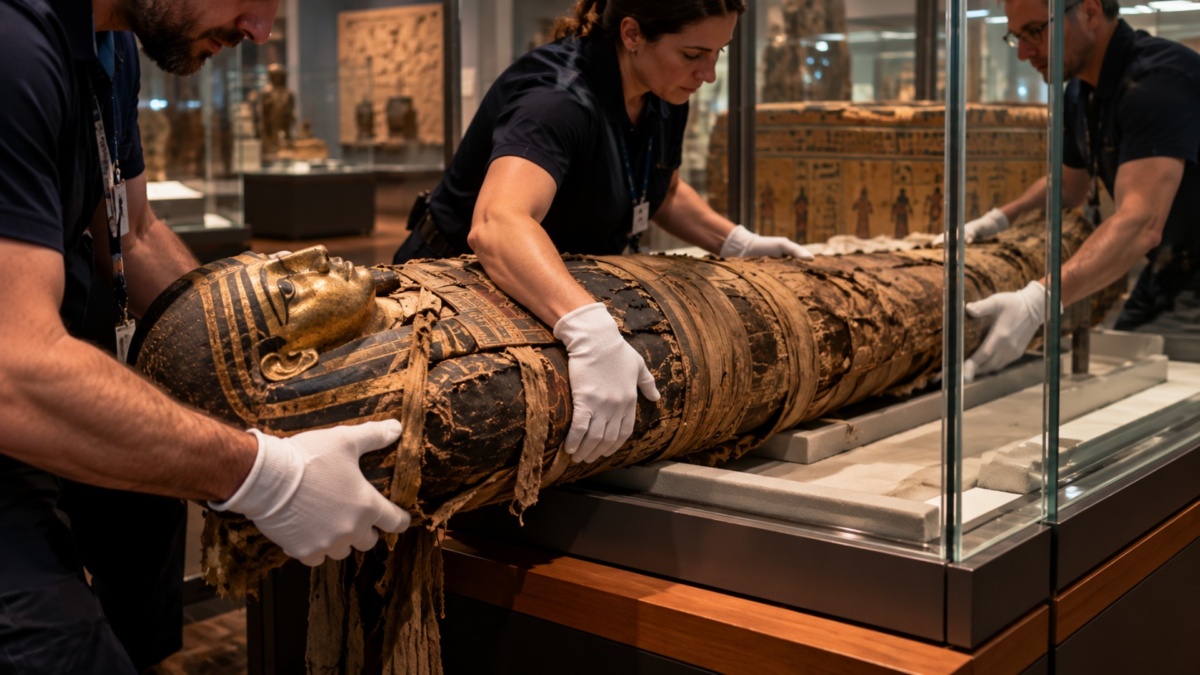 mummie rimosse dal museo
