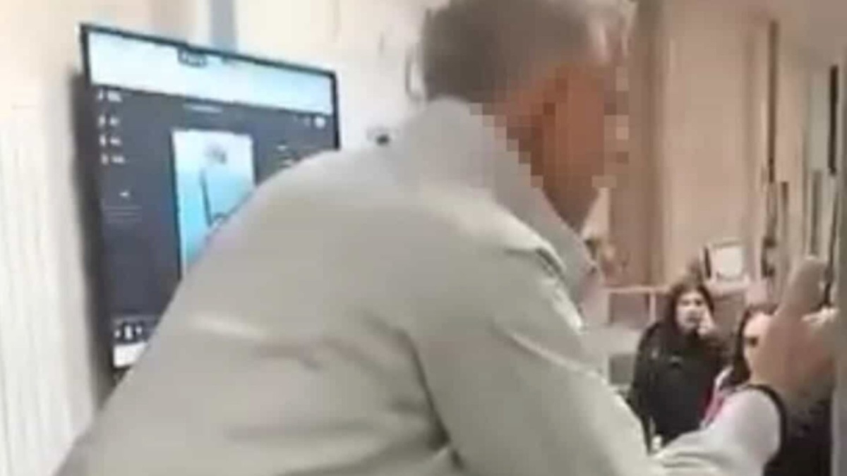 professore schiaffo