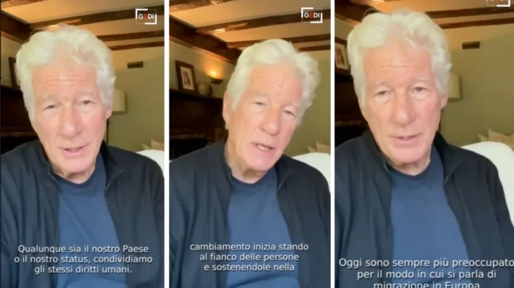 “Non fate come l’Italia”. Il patetico video di Richard Gere sui migranti