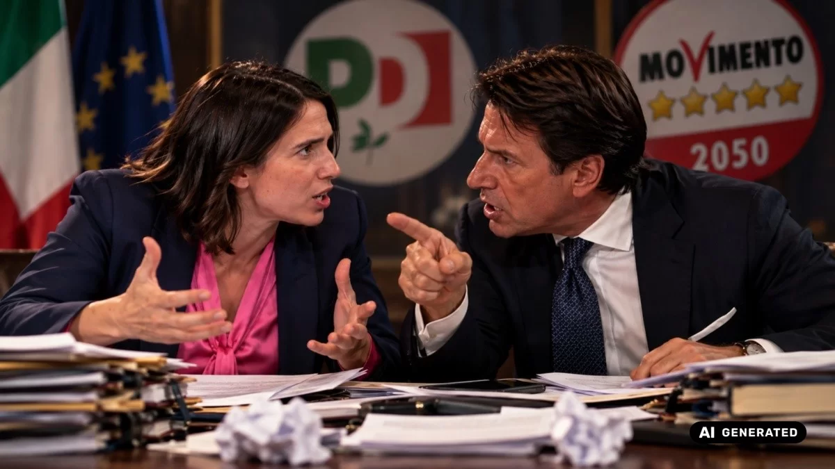 elly schlein e giuseppe conte non riescono ad accordarsi