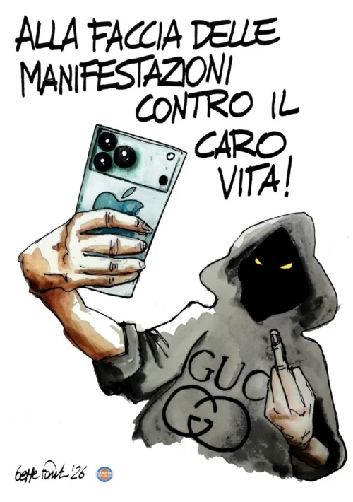 Rivoluzionari di lusso - Vignetta del 22/10/2026 - Sedute Satiriche di Beppe Fantin